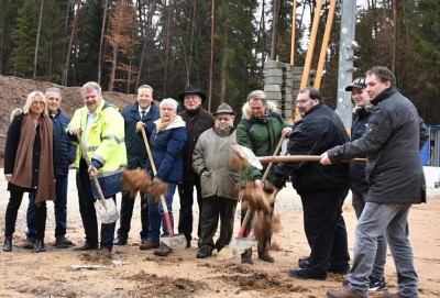 Grundsteinlegung neues Werk in Riedenburg